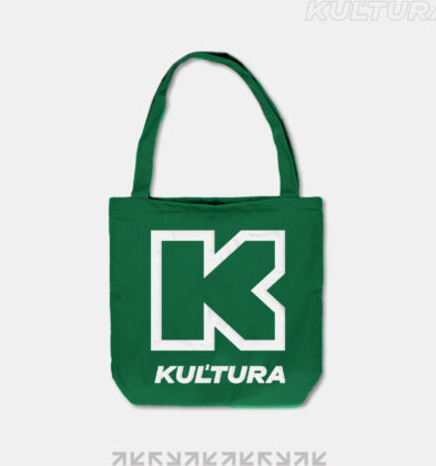 Шоппер КУЛЬТУРА «Logo», зеленый