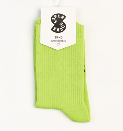 Носки SUPER SOCKS «Basic», светло-зеленый