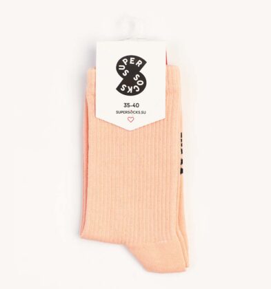 Носки SUPER SOCKS «Basic», бледно-розовый