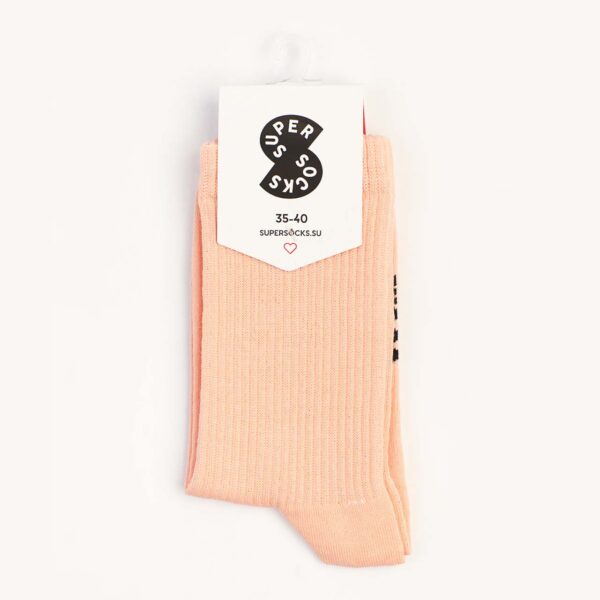 Носки SUPER SOCKS «Basic», бледно-розовый