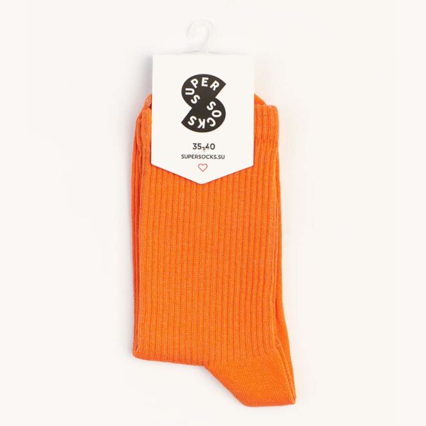 Носки SUPER SOCKS «Basic», оранжевый