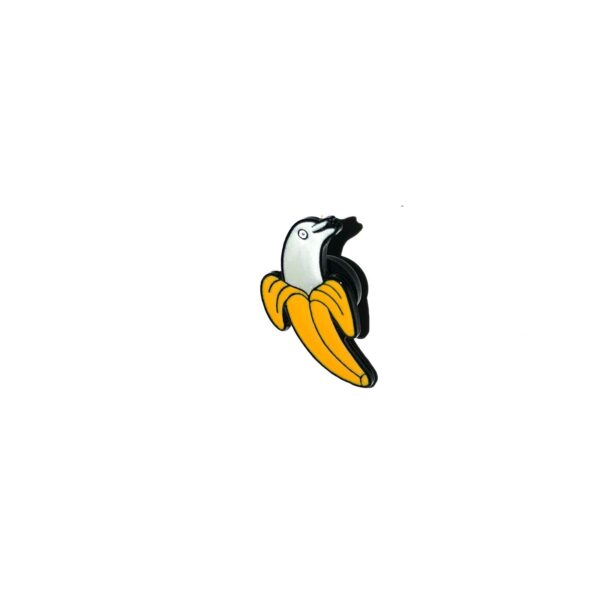 Пин PINOCHETA «банан дельфин», жёлтый