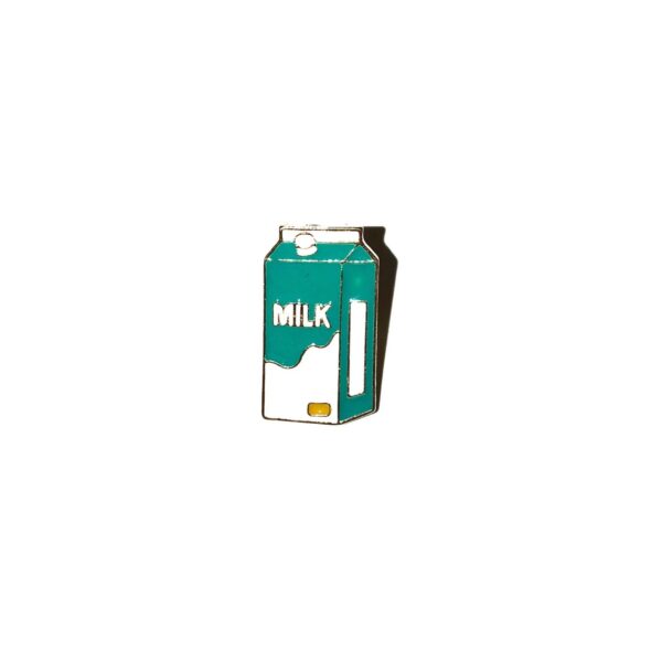 Пин PINOCHETA «пакет молока», бирюзовый