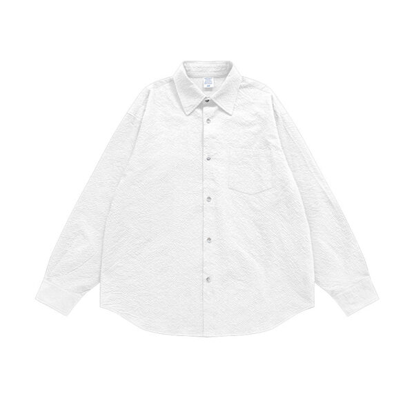 Рубашка OVDY oversize «Basic», белый