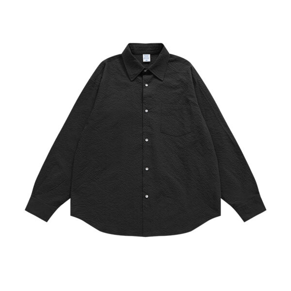Рубашка OVDY oversize «Basic», чёрный