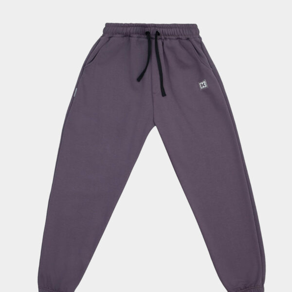 Трикотажные брюки КУЛЬТУРА oversize  «Basic old», фиолетовый